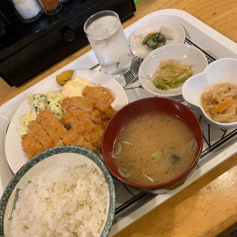 ササミフライ定食(もつ九)