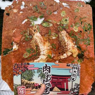 京風特大せんべい　赤海老と九条ネギ