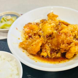 特製エビチリ