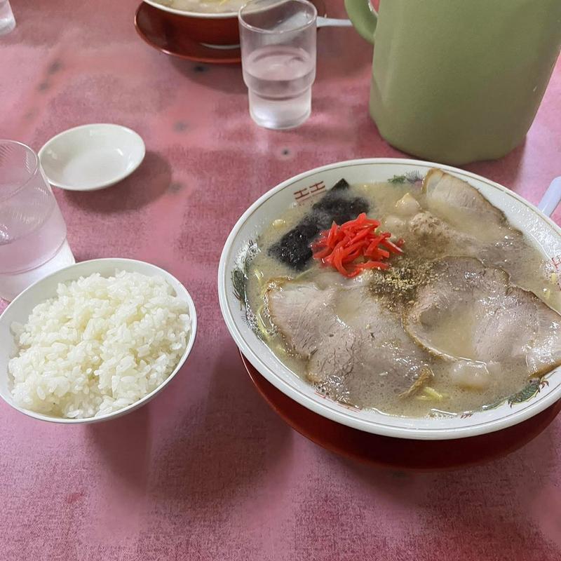 チャーシューメン ライス(大久ラーメン 吉野ケ里本店)