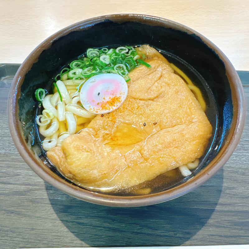 肉厚あげうどん(淡路島南パーキングエリア下りフードコート （神戸淡路鳴門自動車道）)
