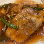 豚肉の甘酢あんかけ(珉珉 桃山店 （みんみん）)