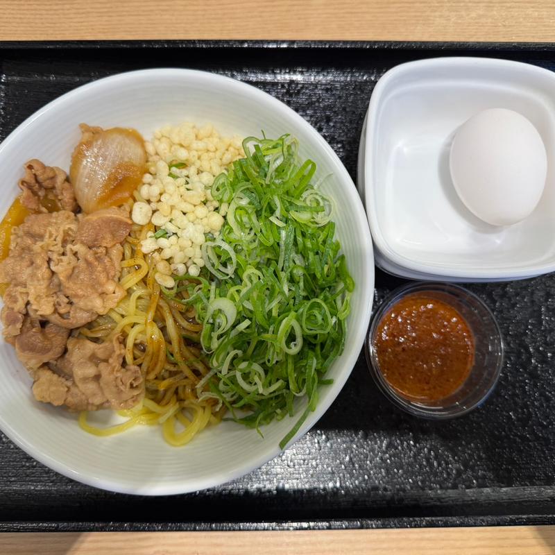 牛玉スタミナまぜそば(吉野家 羽曳野店)