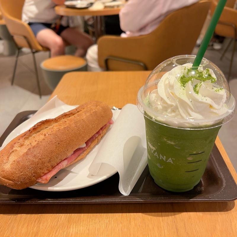 和三蜜 抹茶 フラペチーノ(スターバックス コーヒー 阪急うめだ本店9階店)