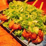 レバー串　ごま油塩