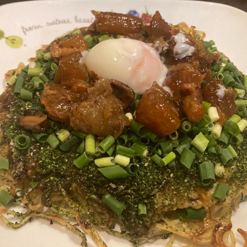 牛すじネギトロ玉(もみじ亭)