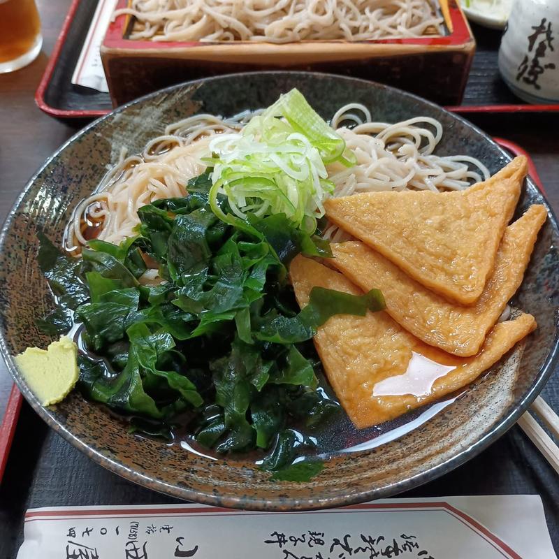 冷やしきつねそば(生そば 小西屋)