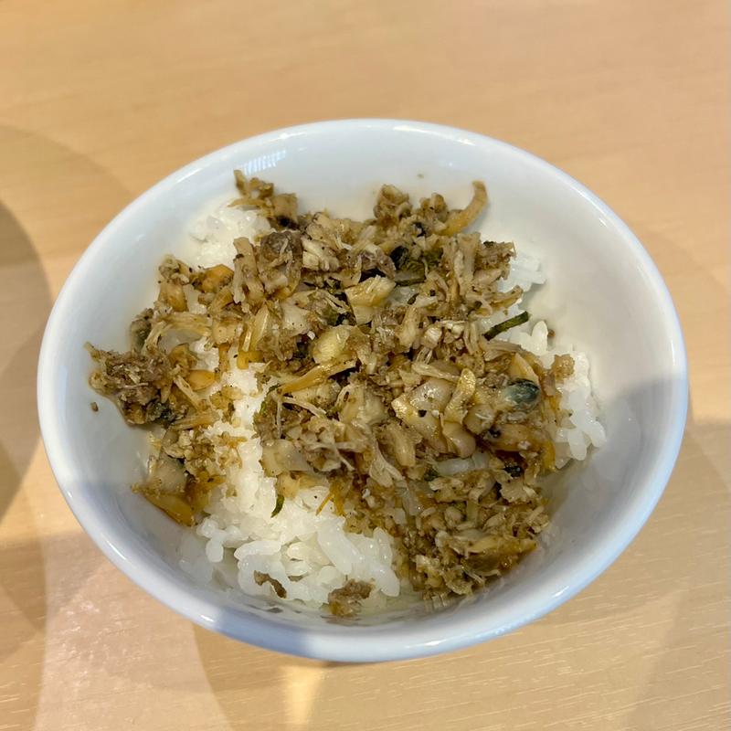 貝のしぐれ煮ごはん/小(貝麺ぶこう)