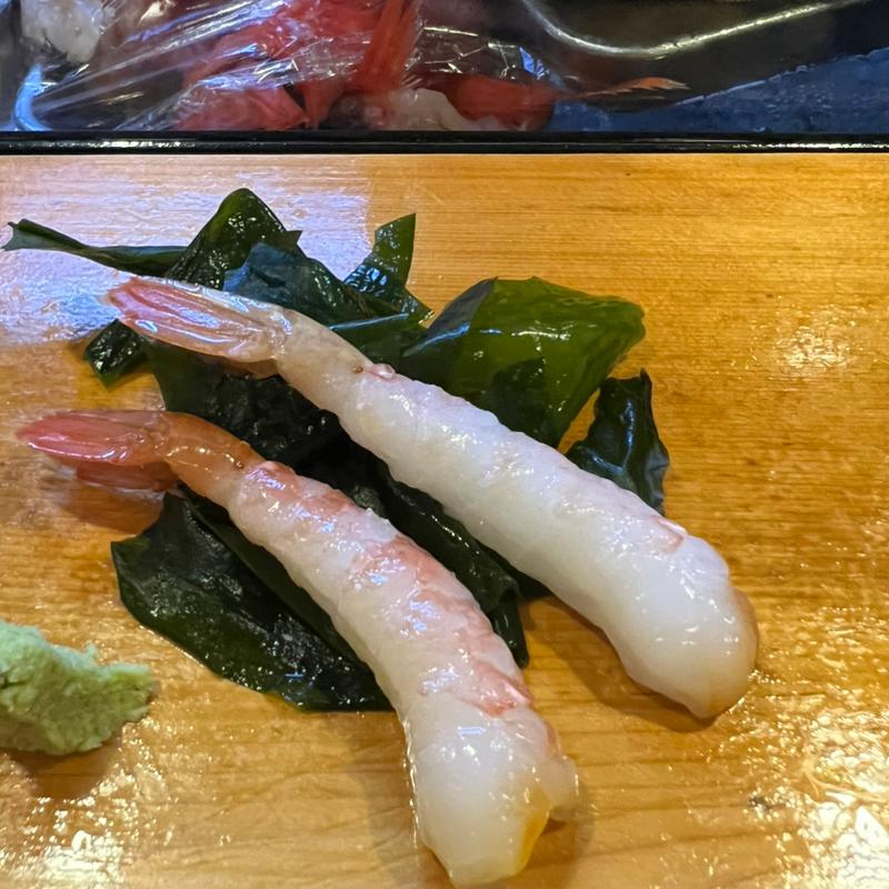 シマエビの刺し身(千成寿司 玉姓町支店 )