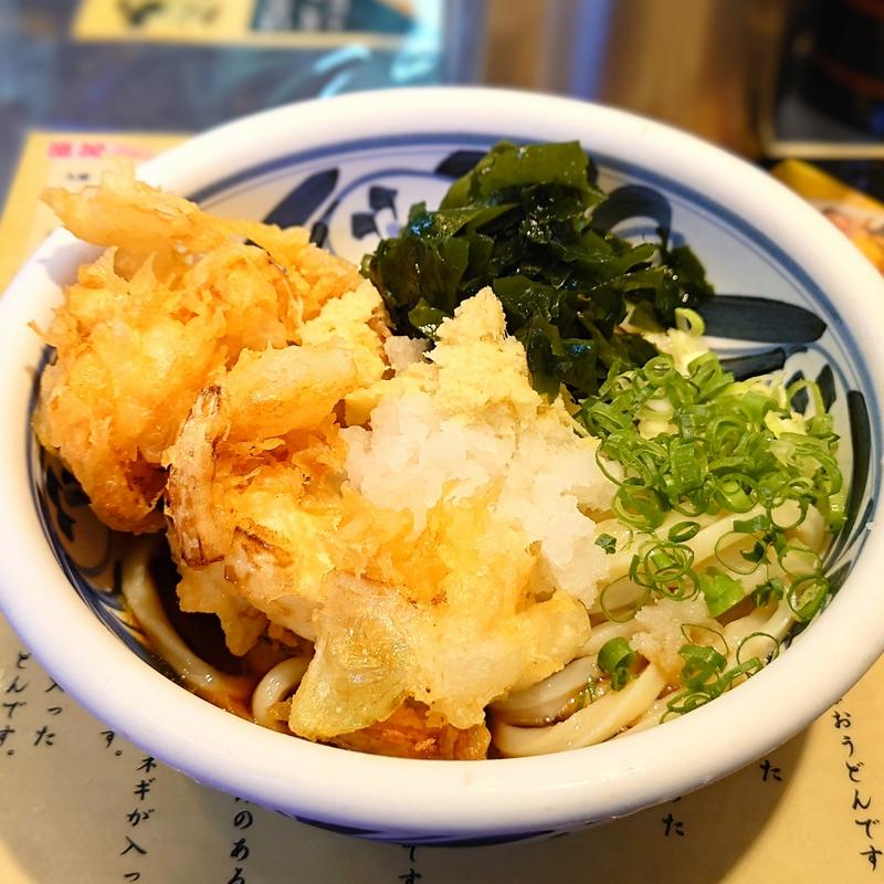 かきあげぶっかけ(手打うどん四国屋)