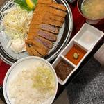 牛カツW定食