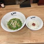 冷やし葱まぜそば 〆ご飯付き(麺屋丈六 キーノ和歌山)