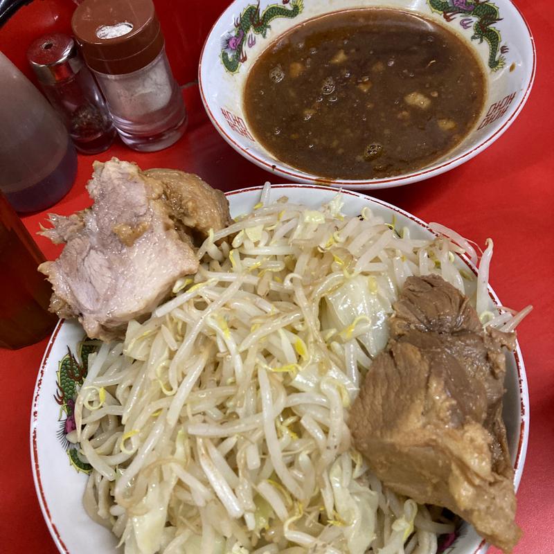 ブラックつけ麺 並(ニンニク)(ラーメン二郎  京都店)