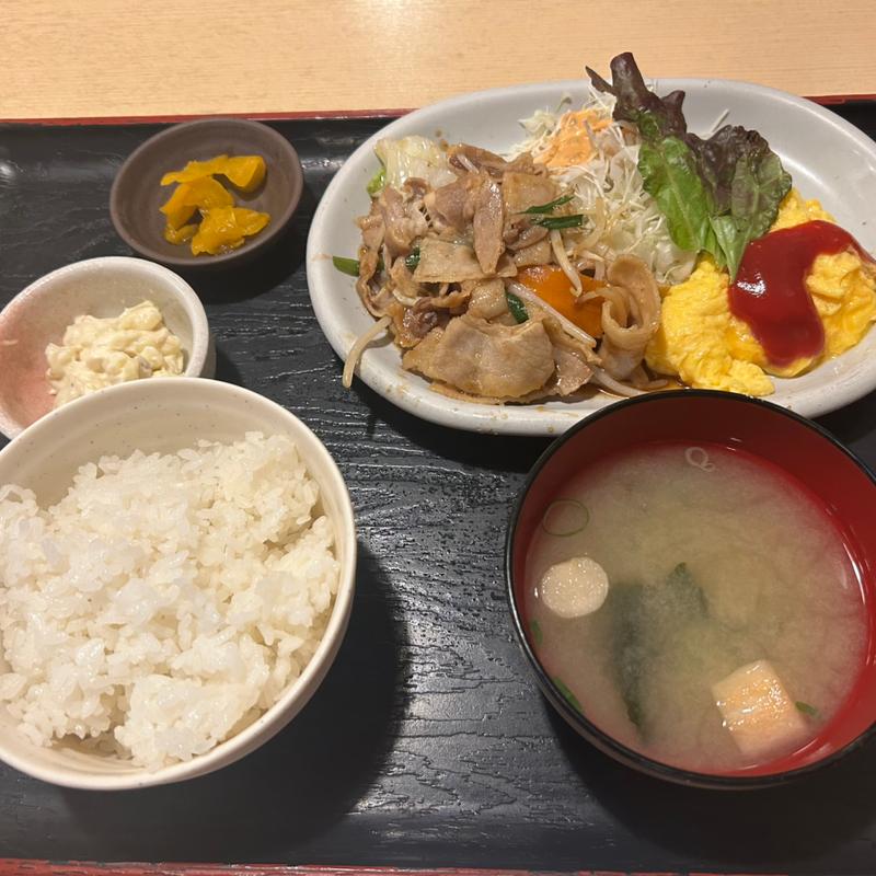 トンたま定食(男はつらい 新大阪駅前店 （おとこはつらい）)