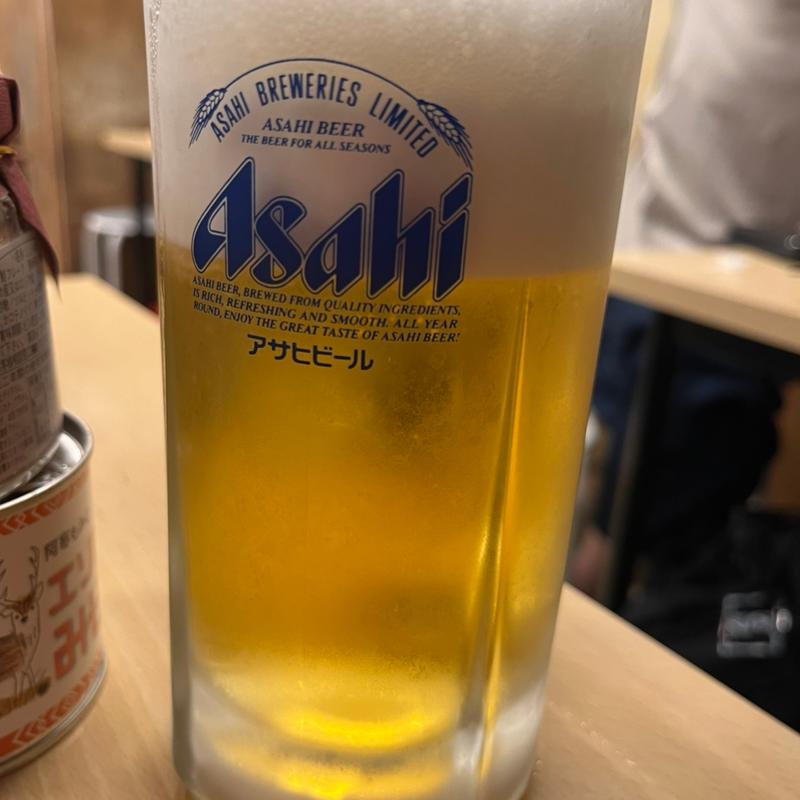 生ビール(大)(西口やきとん)
