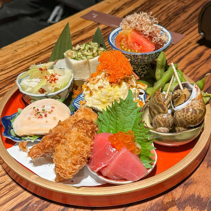 八寸盛り合わせ(瓦町久屋 浮世ばなれ)