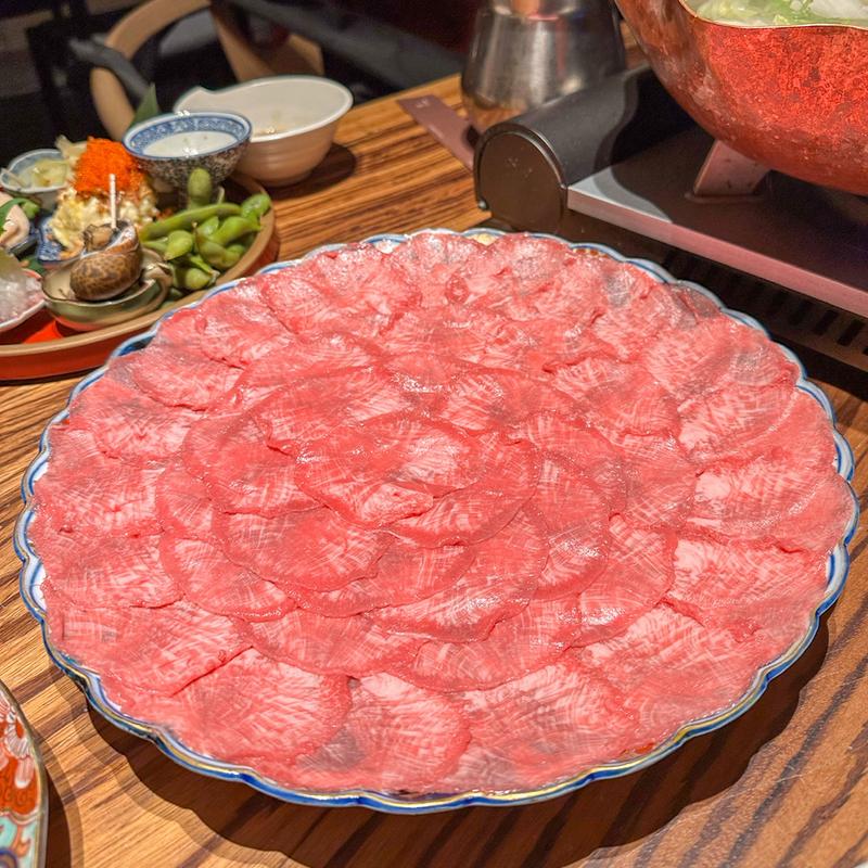 特上牛タンしゃぶしゃぶ(瓦町久屋 浮世ばなれ)