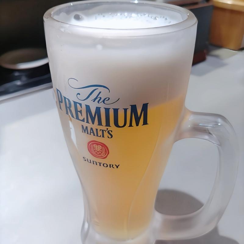 ザ・プレミアム・モルツ(回転寿司 根室花まる ココノススキノ店)