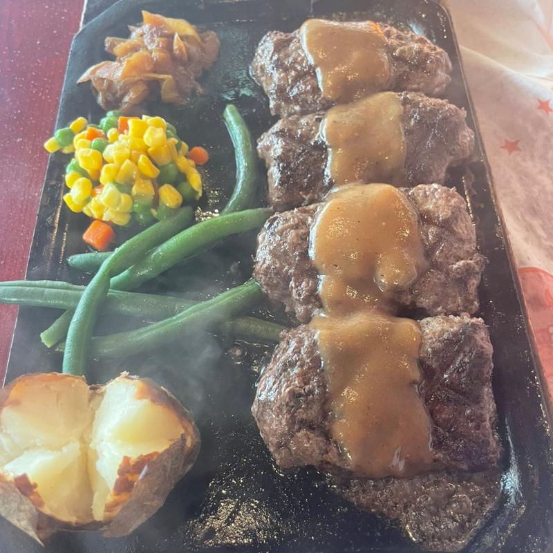 ダブル ハンバーグステーキ(ハングリータイガー 横浜ハンマーヘッド店)