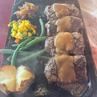 ダブル ハンバーグステーキ(ハングリータイガー 横浜ハンマーヘッド店)
