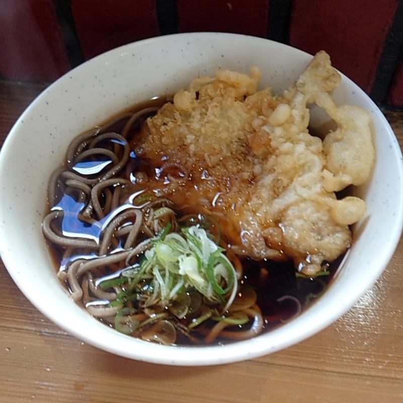 キス天そば(そば処 二葉 神田南口店)