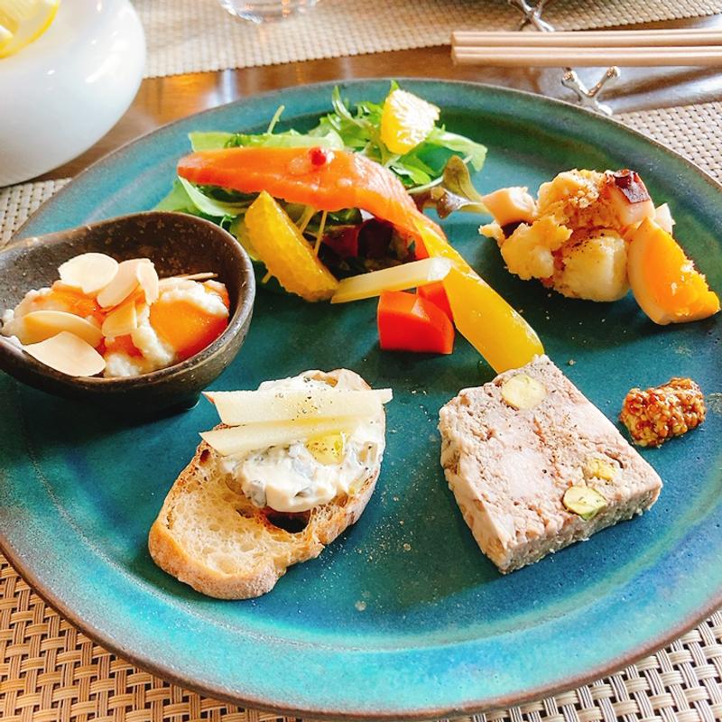 前菜の盛り合わせ（ランチコース）(douze Miyajima ドゥーズ宮島)