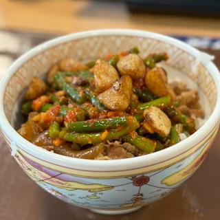 ダブルニンニク牛丼
