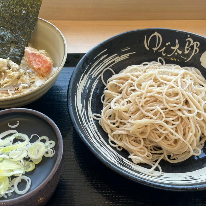 朝セット（焼きサバご飯）(ゆで太郎 もつ次郎 新座野火止店)