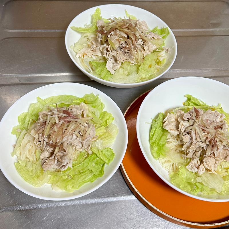 豚しゃぶそうめん(ベルクス 東墨田店)