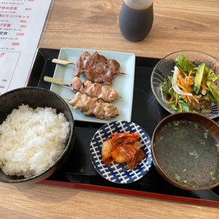 串焼3種類定食