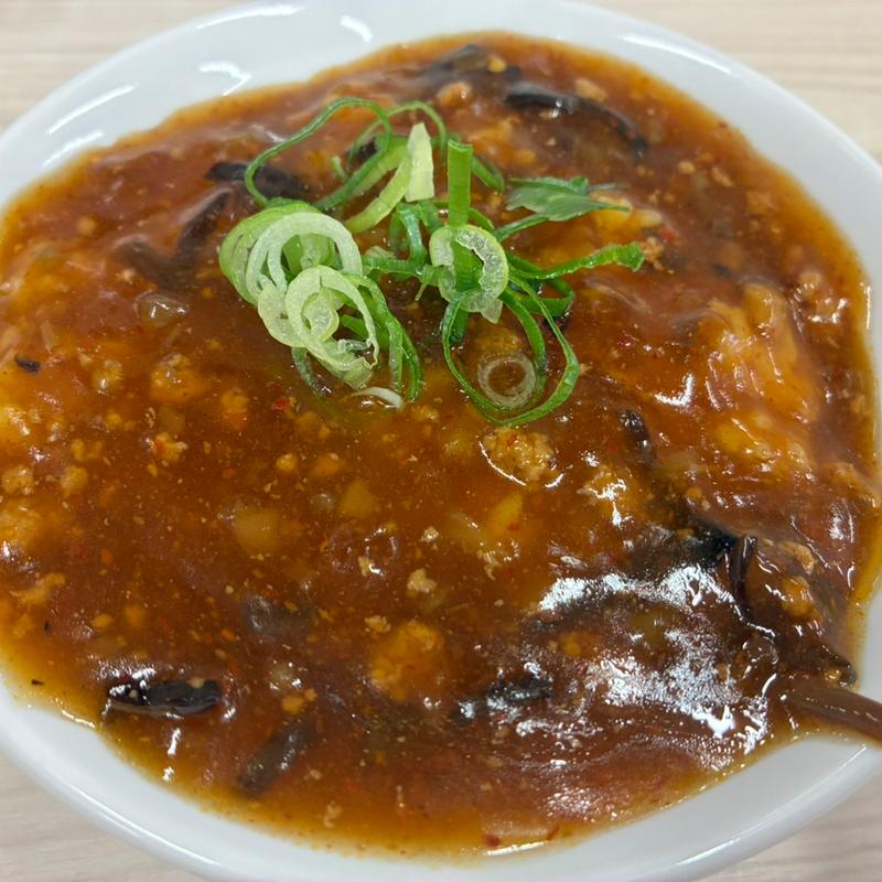 ミニあんかけ丼(汁なし担々麺あおい)