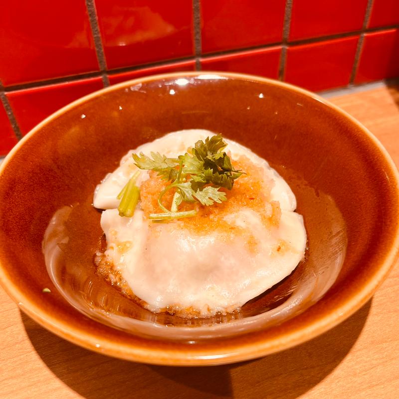 ラムの水餃子(酒屋食堂スタンドましか)