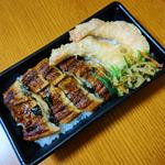 上・海老天うな重