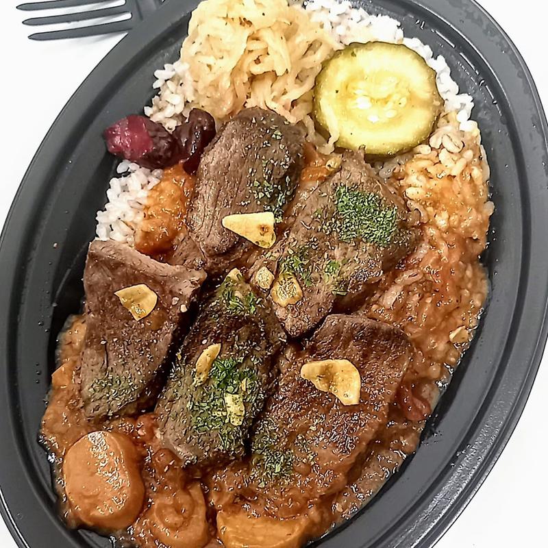 エゾシカステーキ弁当(arbre)