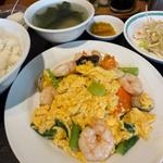 海老と玉子炒め