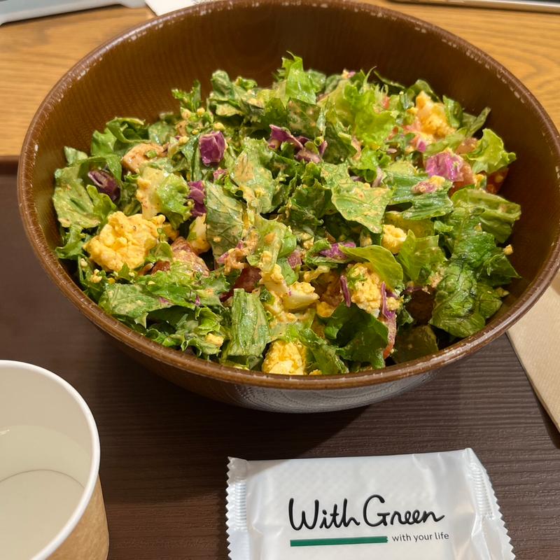 レッドチリチキンのコブサラダ(WithGreen 天神地下街店)