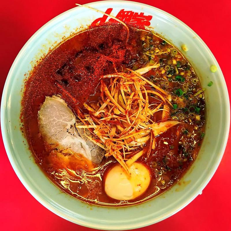 ウルトラ激辛ラーメン 中盛り(ラーメン山岡家 厚木店)