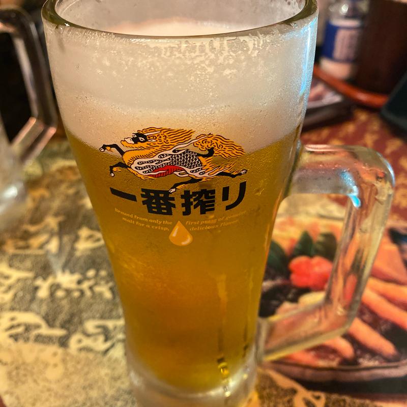 キリン一番搾り生中(目利きの銀次 上田お城口駅前店)