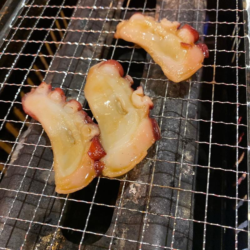 漬け北海タコの焼きしゃぶ刺(目利きの銀次 上田お城口駅前店)
