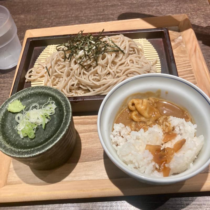 ざるそばカレー丼セット(蕎麦いまゐ 新横浜店)