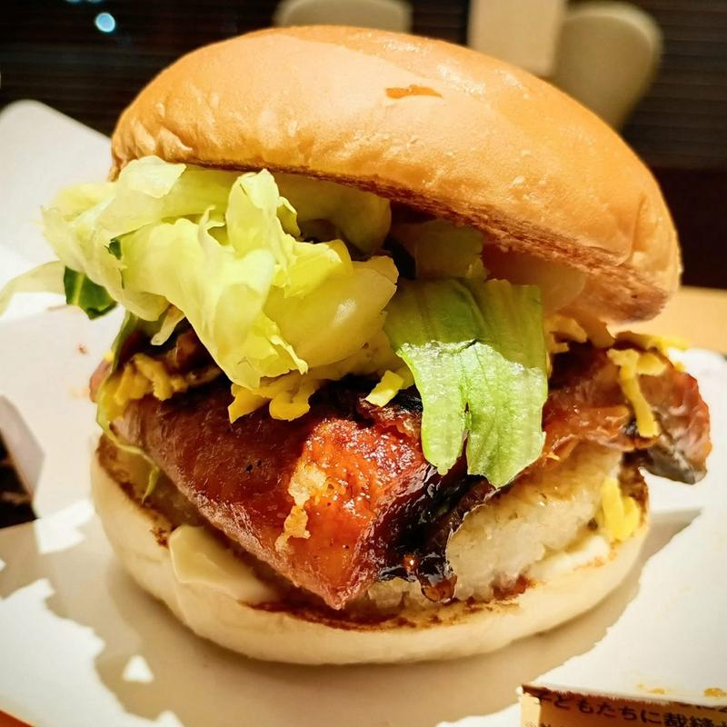 うな丼バーガー(ゼッテリア 中野サンモール店)