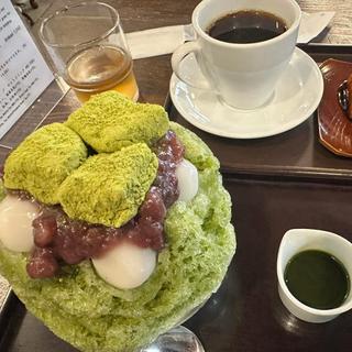 抹茶かき氷