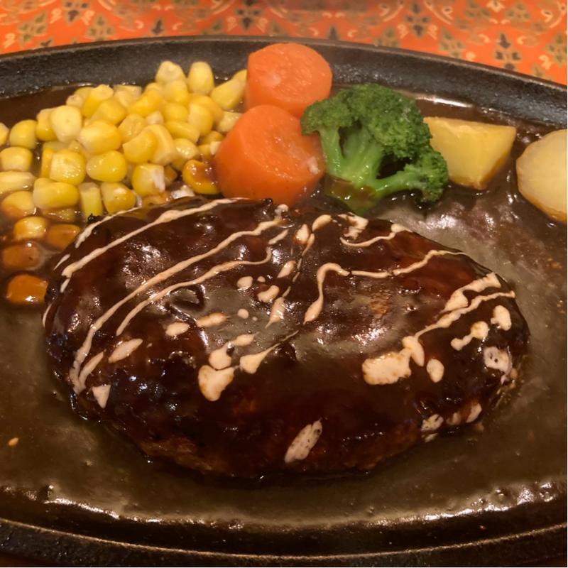 ハンバーグステーキ　デミグラスソース(洋食KAN)