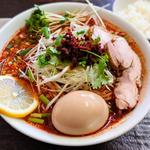 冷やし辛そば 味玉