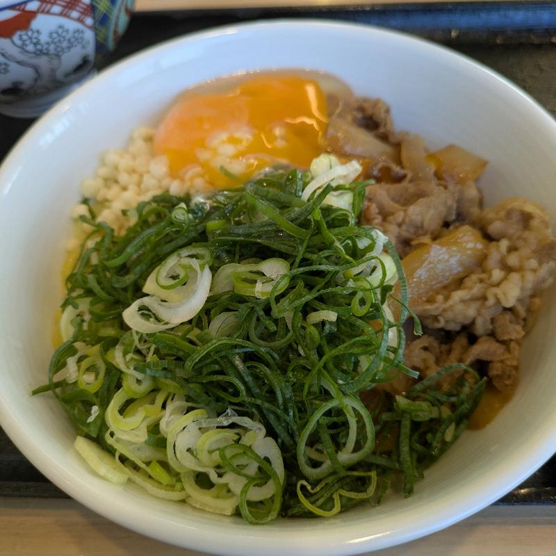 牛玉スタミナまぜそば(吉野家 7号線酒田東町店 )