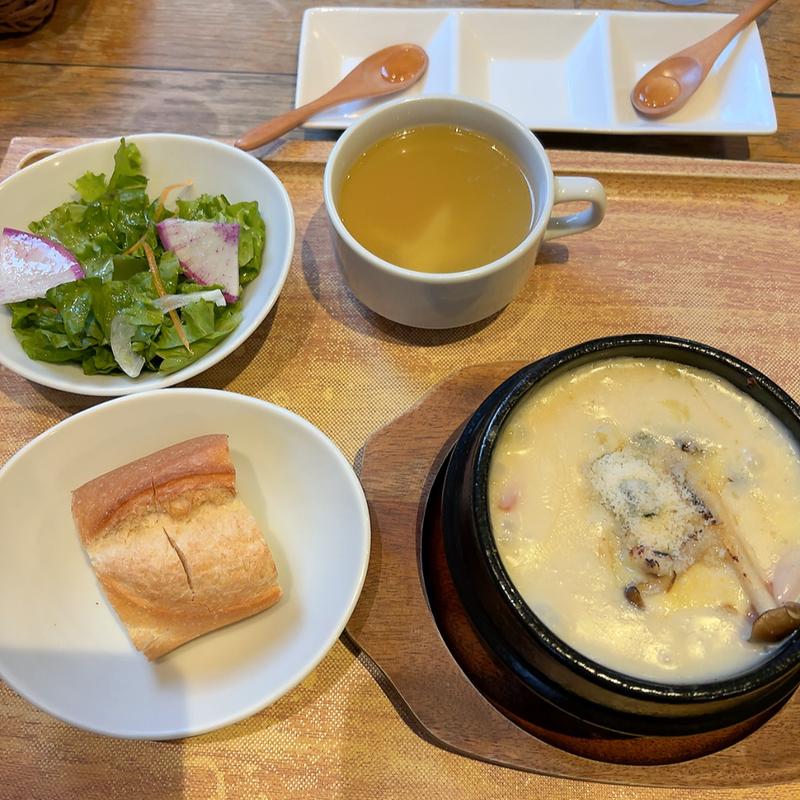 窯焼きチーズクリーム パスタセット(チーズと生はちみつの専門店 BeNe くずはモール店)