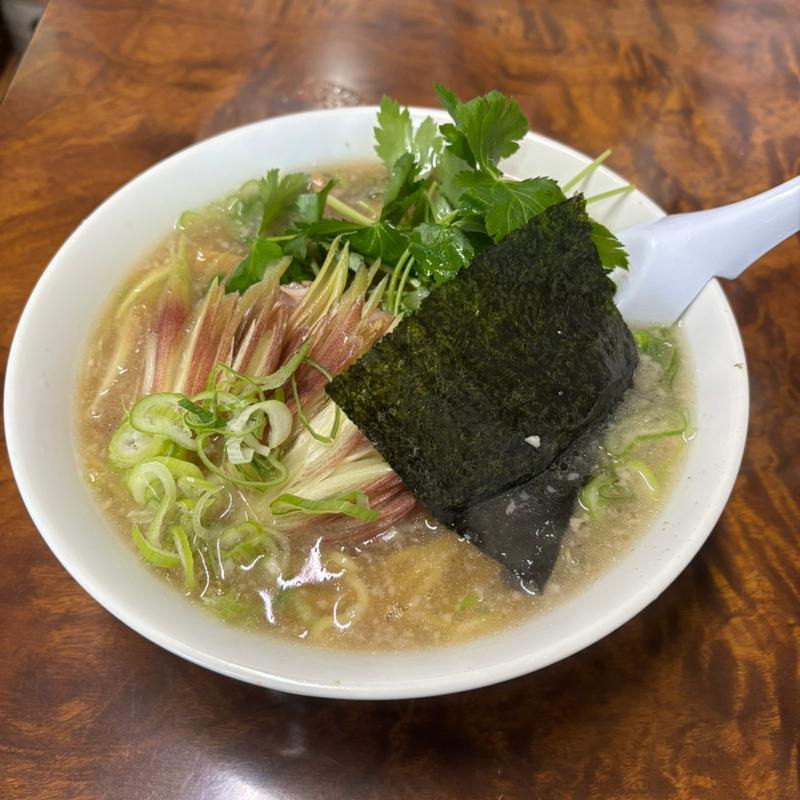 みょうがとみつ葉のラーメン(ラーメン 中村や)
