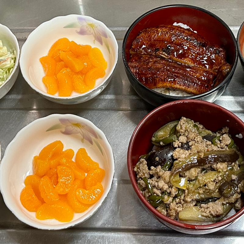 鰻丼＋麻婆茄子丼(ベルクス 東墨田店)