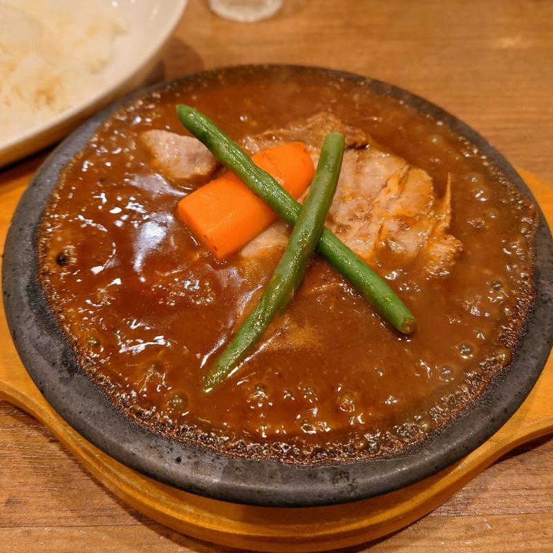 大判やわらか煮込みポークカレー(ホットスプーン 西新宿店（Hot Spoon）)