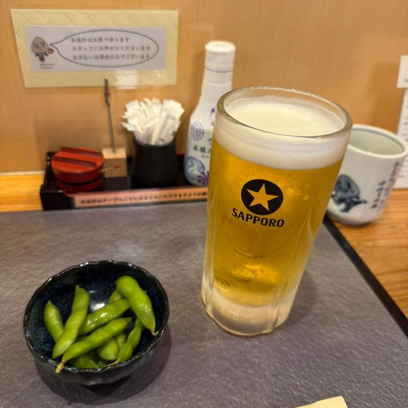 生中(鰻むさし乃)